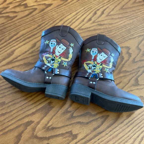 Disney Toy Story Woody/Forky Bullseye Western Boots, Little Kids Sz 7 - Picture 4 of 12